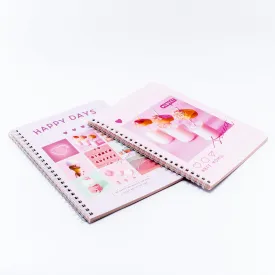 A5 7mm-Ruled Coil Notebook  (40 sheets)