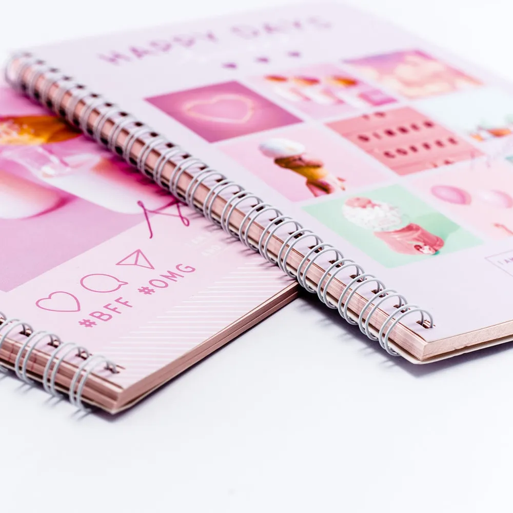 A5 7mm-Ruled Coil Notebook  (40 sheets)