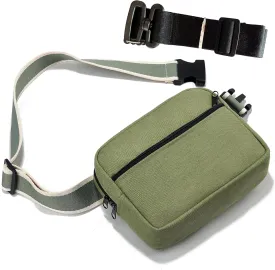 Belt Bag for Women Men Crossbody Fanny Pack Waist Bag with two Adjustable and Removable Straps