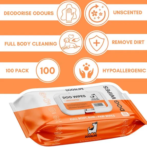 Biodegradable Multi-Purpose Dog Wipes