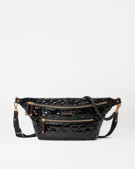 Black Lacquer Crosby Sling Bag