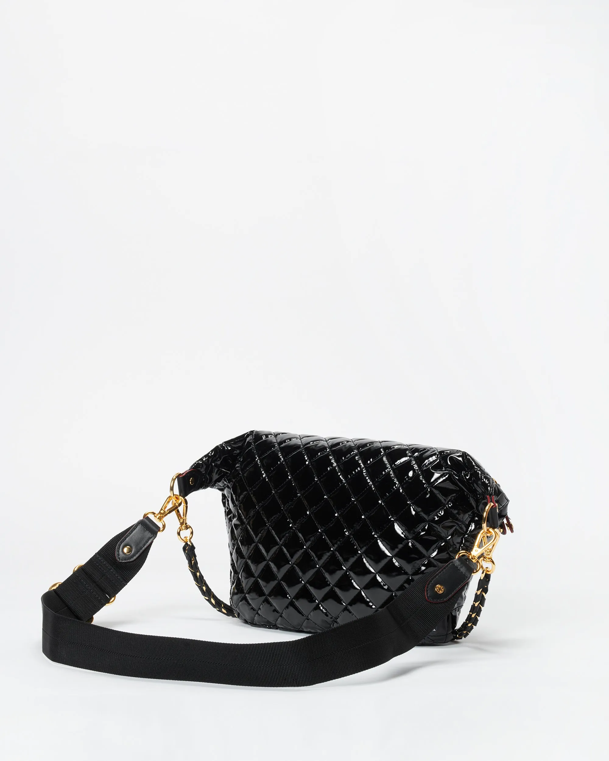 Black Lacquer Crosby Sling Bag