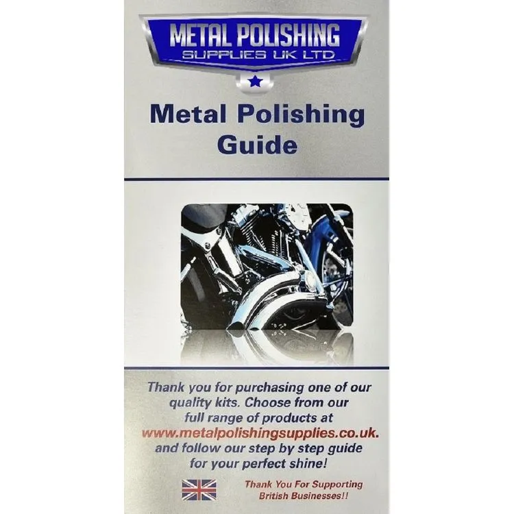 Chrome Bench Grinder Metal Polishing Kit 6pc 4" x 1" - Pro-Max