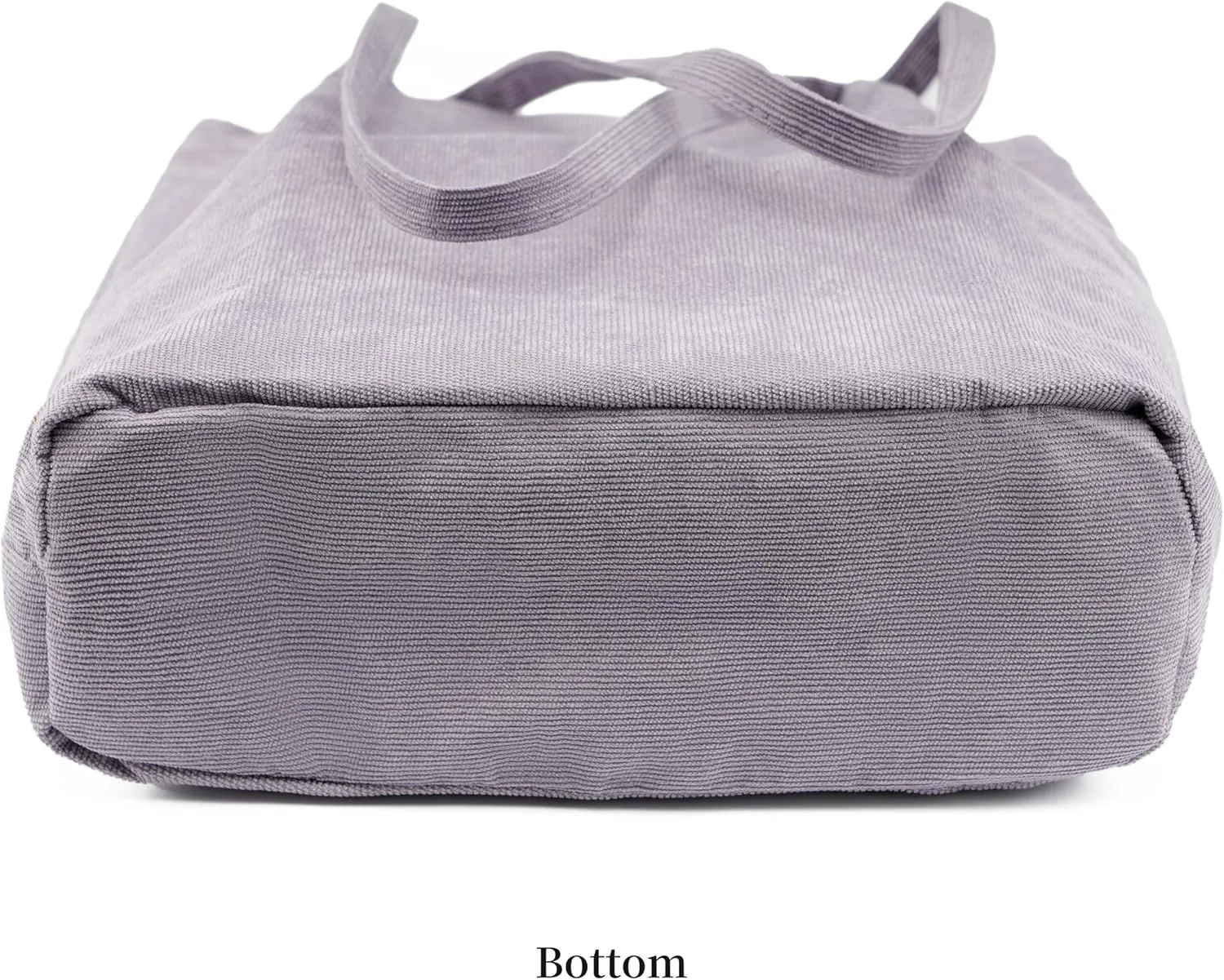Corduroy Tote Bag Cute Tote Bags for Women Shoulder Bag with Inner Pocket for Work Beach Travel and Shopping Grocery