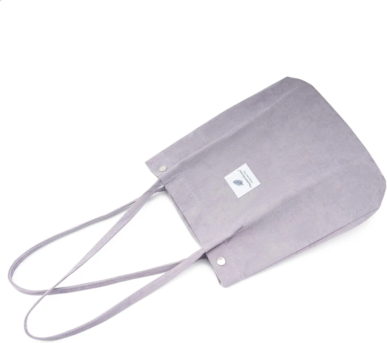 Corduroy Tote Bag Cute Tote Bags for Women Shoulder Bag with Inner Pocket for Work Beach Travel and Shopping Grocery