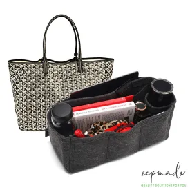 Goyard St Louis and Goyard Anjou Bag Organizer Insert, Bag Organizer with Double Bottle and Pen Holders