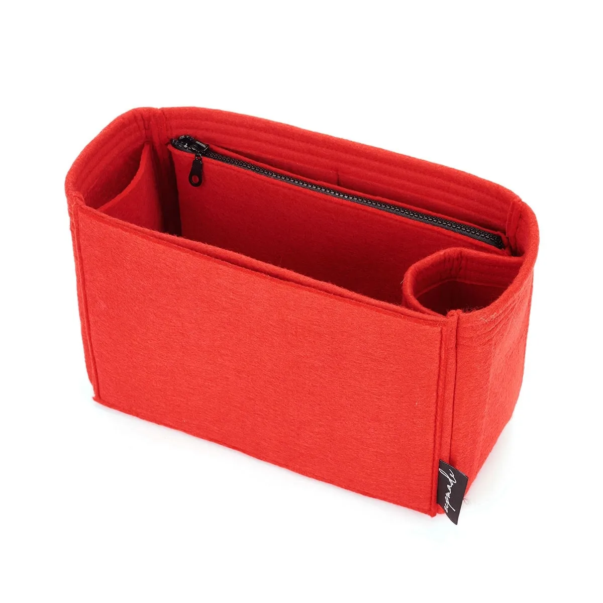 Hermes Garden Party Bag Models Organizer Insert, Bag Organizer with Zipper Side Pouch and Single Bottle Holder