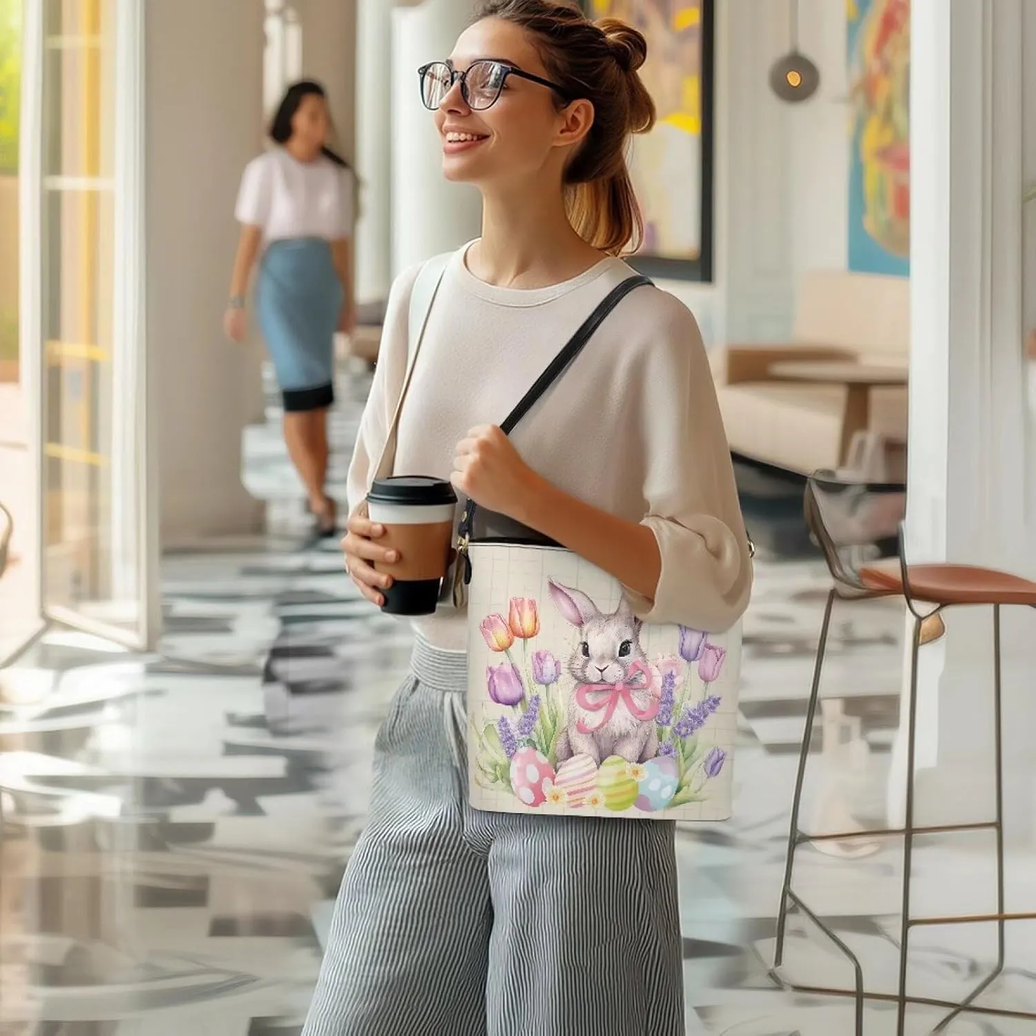HUGS IDEA Women's Handbag Leather Tote Shoulder Bucket Bags Crossbody Top-handle Bag