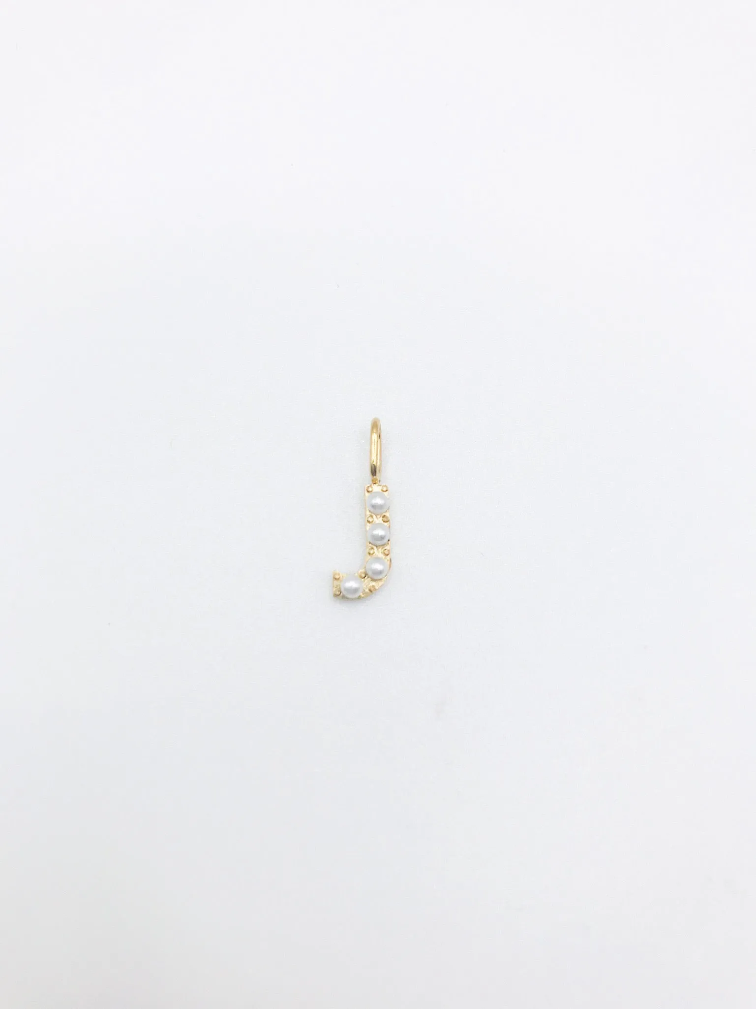 Initial Charm - Pearl Letter Charm