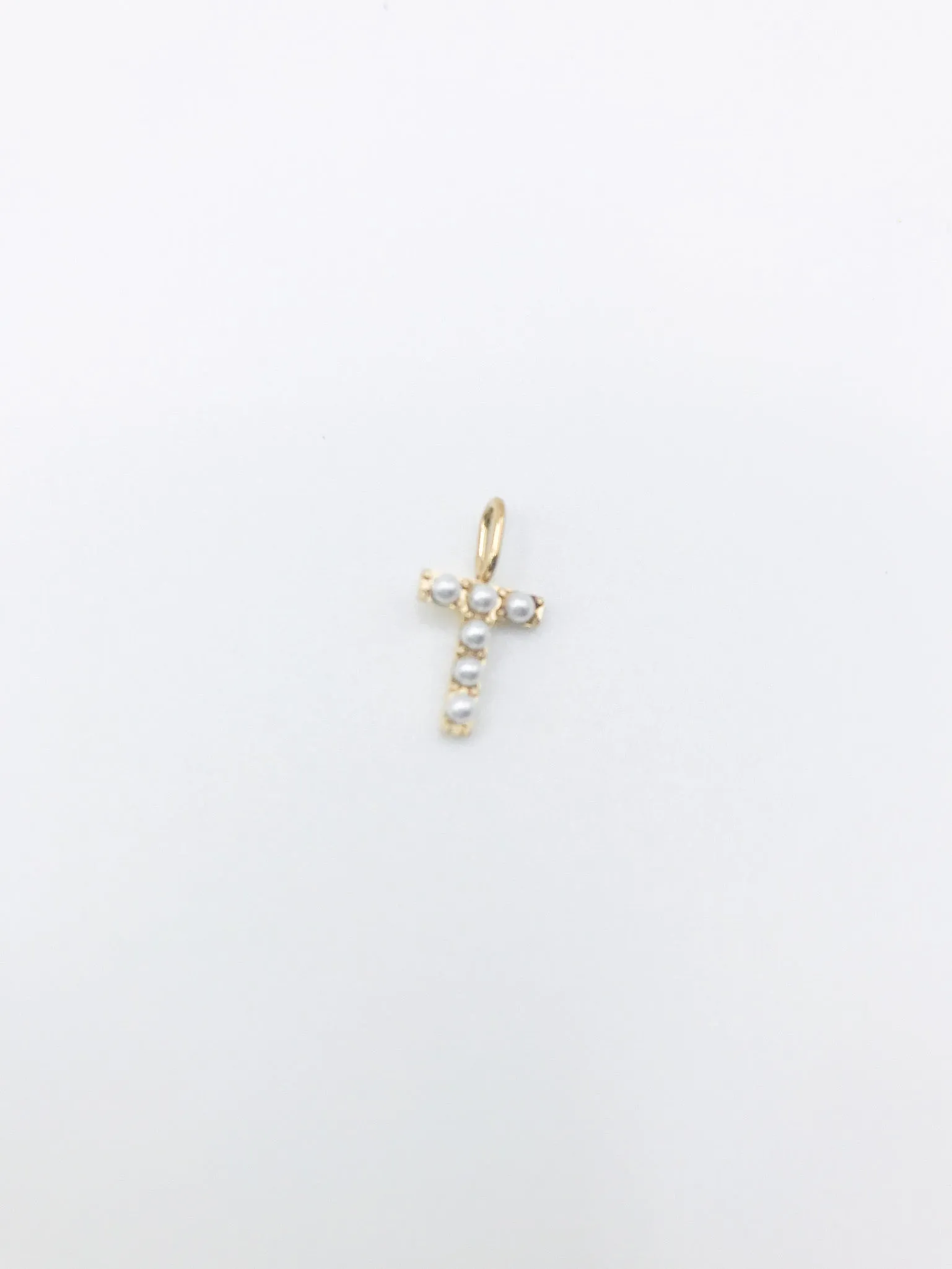 Initial Charm - Pearl Letter Charm