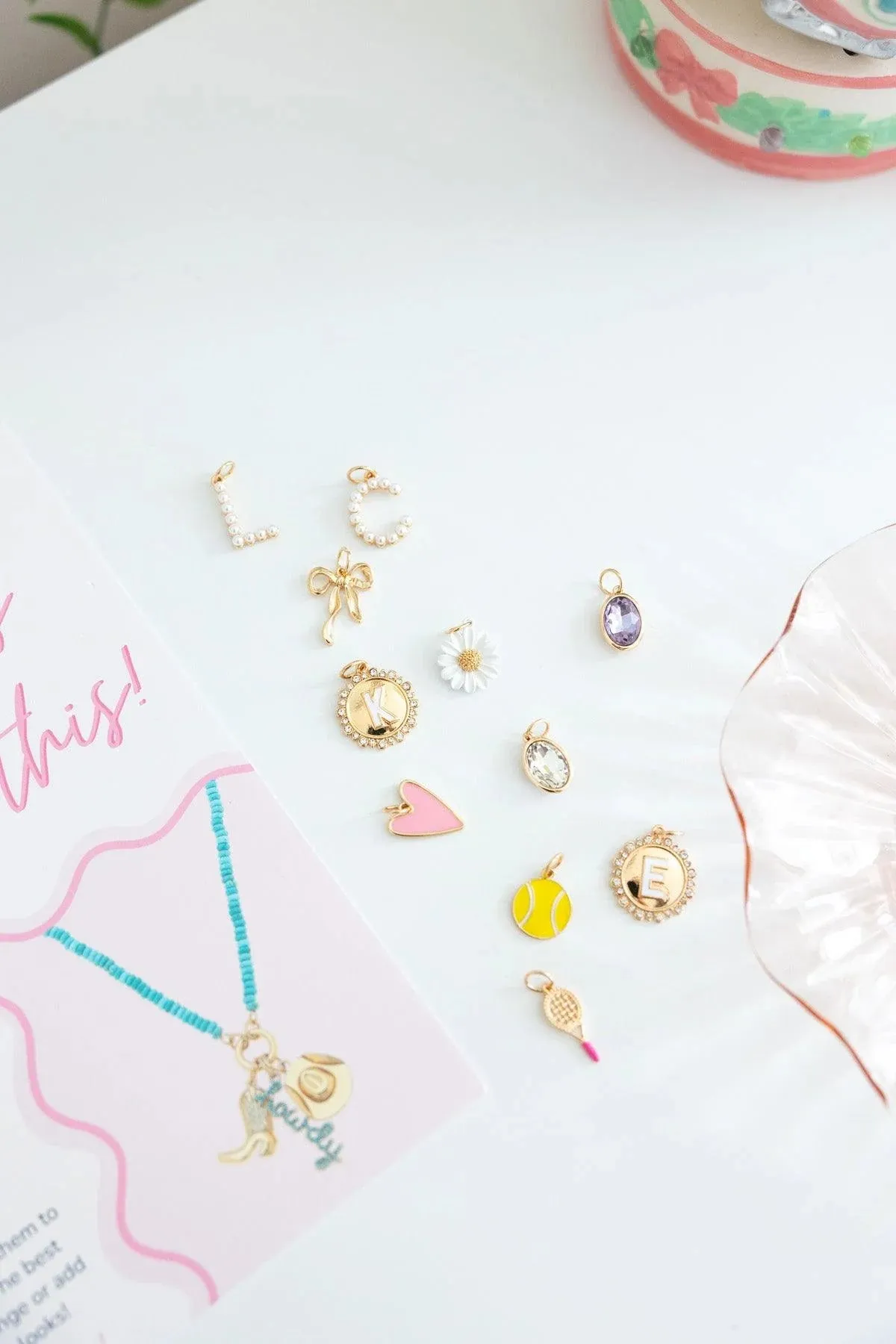 July Birthstone Charm in Ruby
