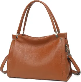 KOGTLA Women Genuine Leather Purses Handbags Tote Bag Shoulder Bag Top Handle Satchel Ladies Crossbody Hobo Bags Bucket Bag