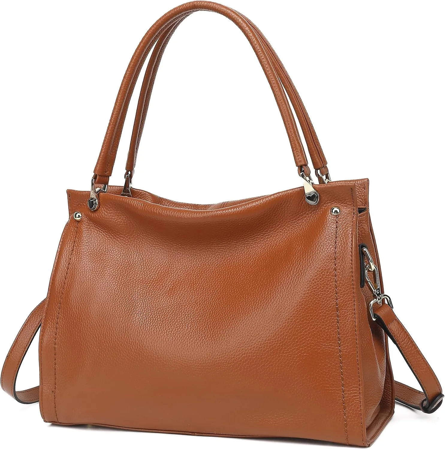 KOGTLA Women Genuine Leather Purses Handbags Tote Bag Shoulder Bag Top Handle Satchel Ladies Crossbody Hobo Bags Bucket Bag