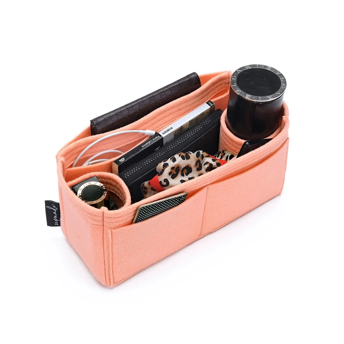 Louis Vuitton Estrela MM NM Purse Organizer Insert, Bag Organizer with Double Bottle Holders and Exterior Pockets