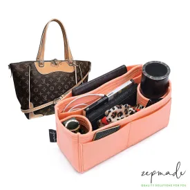 Louis Vuitton Estrela MM NM Purse Organizer Insert, Bag Organizer with Double Bottle Holders and Exterior Pockets