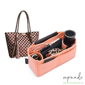 Louis Vuitton Propriano Purse Organizer Insert, Bag Organizer with Double Bottle Holders and Exterior Pockets