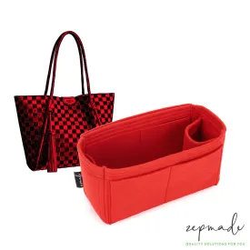 Louis Vuitton Propriano Purse Organizer Insert, Bag Organizer with Single Bottle Holder and Exterior Pockets