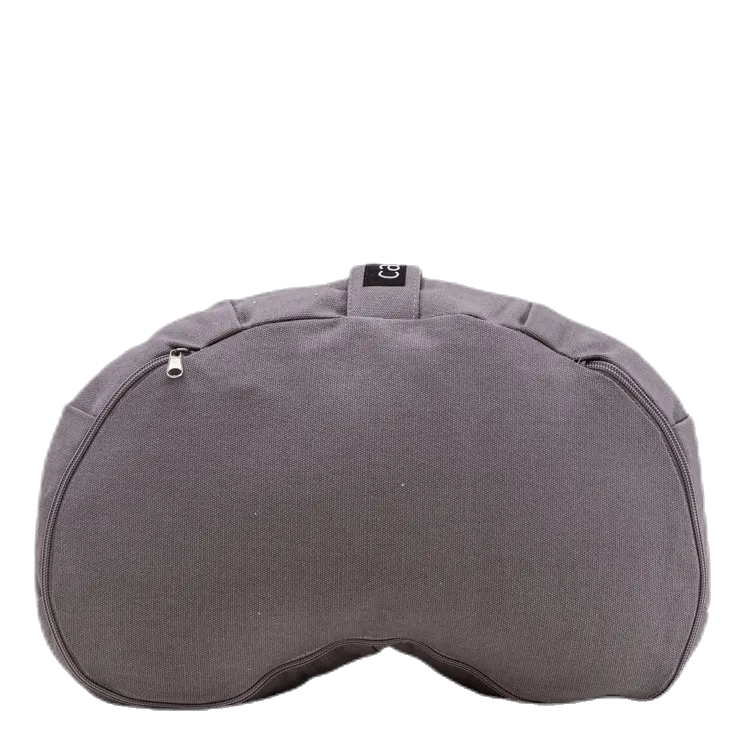 Meditation pillow halfmoon shape Grey
