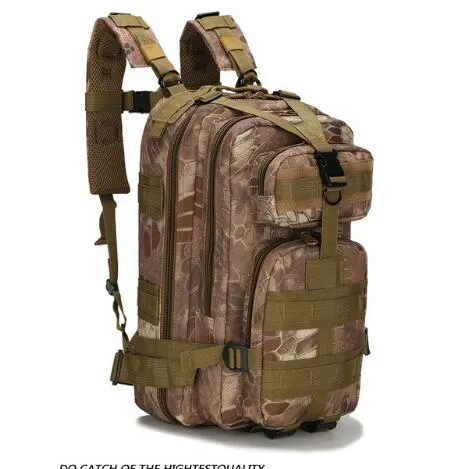 Outdoor Military Rucksacks 1000D Nylon 30L Waterproof Tactical backpack