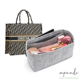 Purse Organizer for Dior Book Tote, Classic Model Bag Organizer with Ipad Pocket
