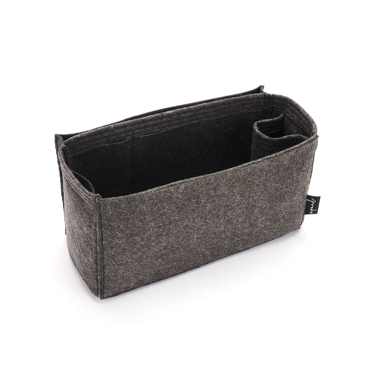 Purse Organizer Insert for Balenciaga Classic City Medium, Bag Organizer with Laptop Compartment and Single Bottle Holder