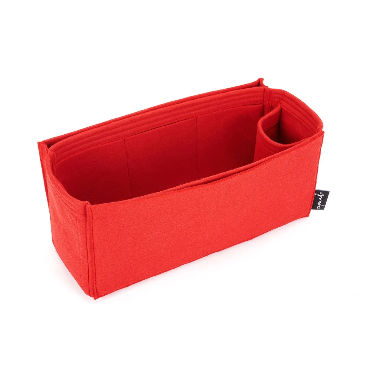 Purse Organizer Insert for Balenciaga Classic City Medium, Bag Organizer with Laptop Compartment and Single Bottle Holder