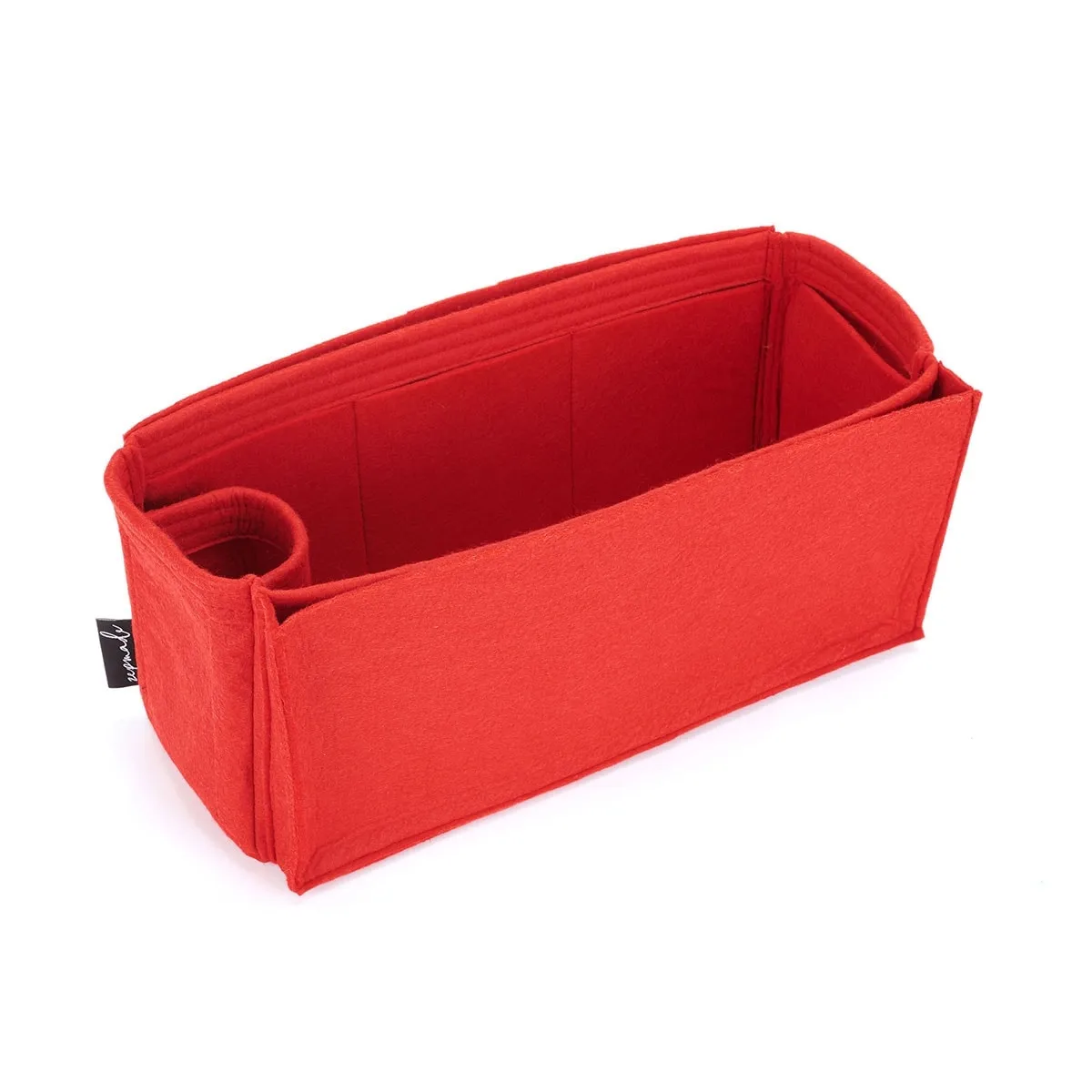 Purse Organizer Insert for Balenciaga Classic City Medium, Bag Organizer with Laptop Compartment and Single Bottle Holder
