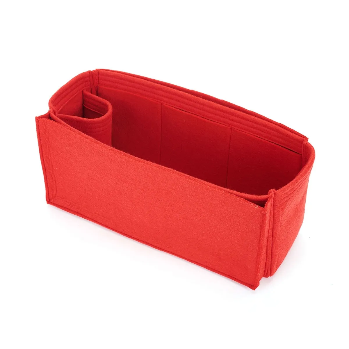 Purse Organizer Insert for Balenciaga Classic City Medium, Bag Organizer with Laptop Compartment and Single Bottle Holder