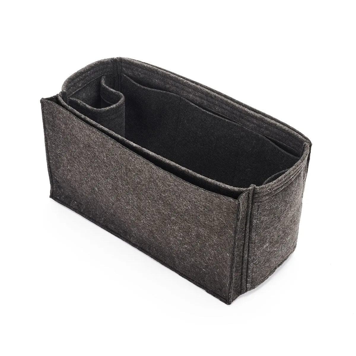 Purse Organizer Insert for Balenciaga Classic City Medium, Bag Organizer with Laptop Compartment and Single Bottle Holder