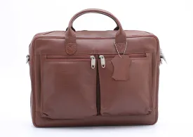 The Ultimate Tan Leather Briefcase Bag
