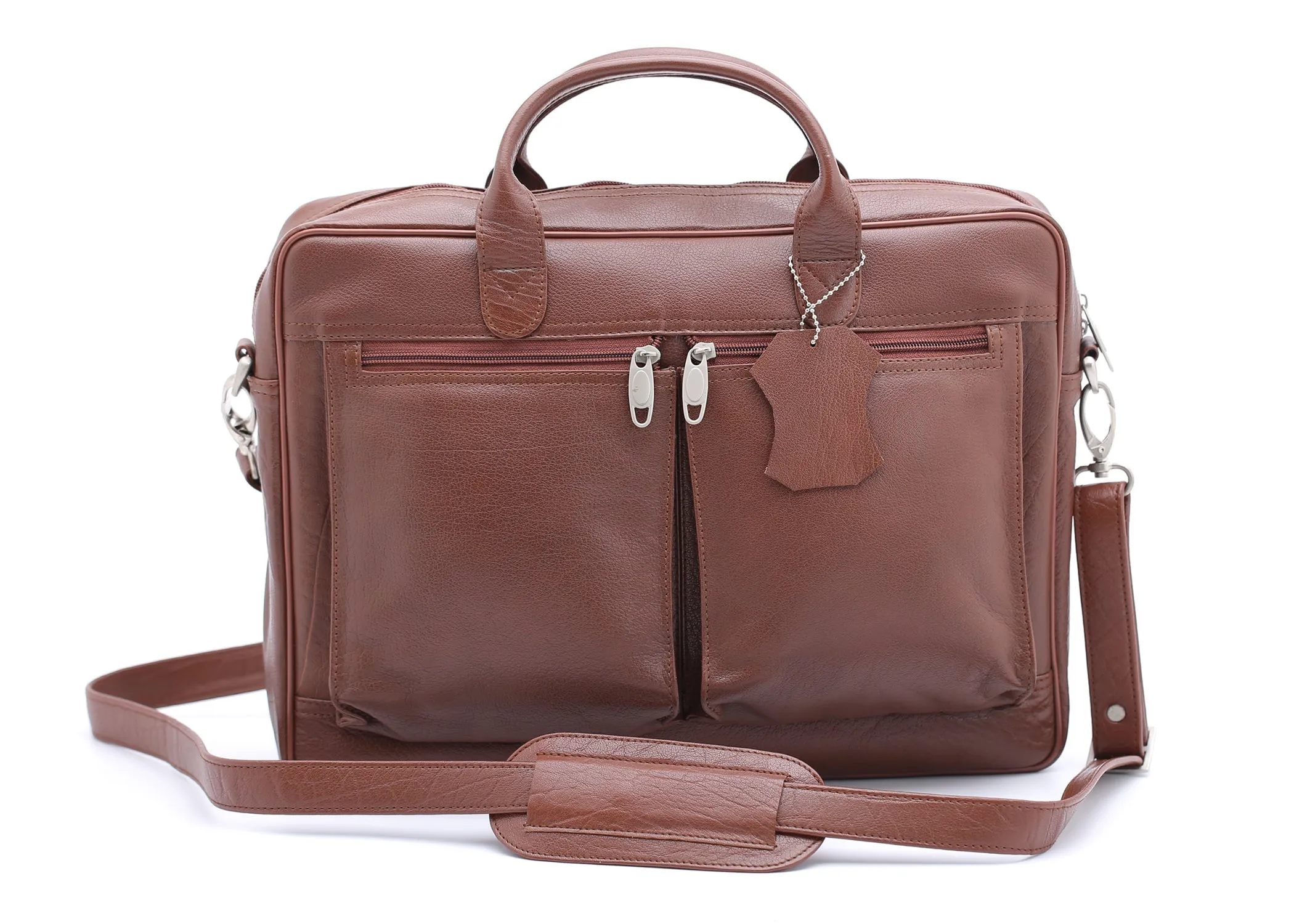 The Ultimate Tan Leather Briefcase Bag
