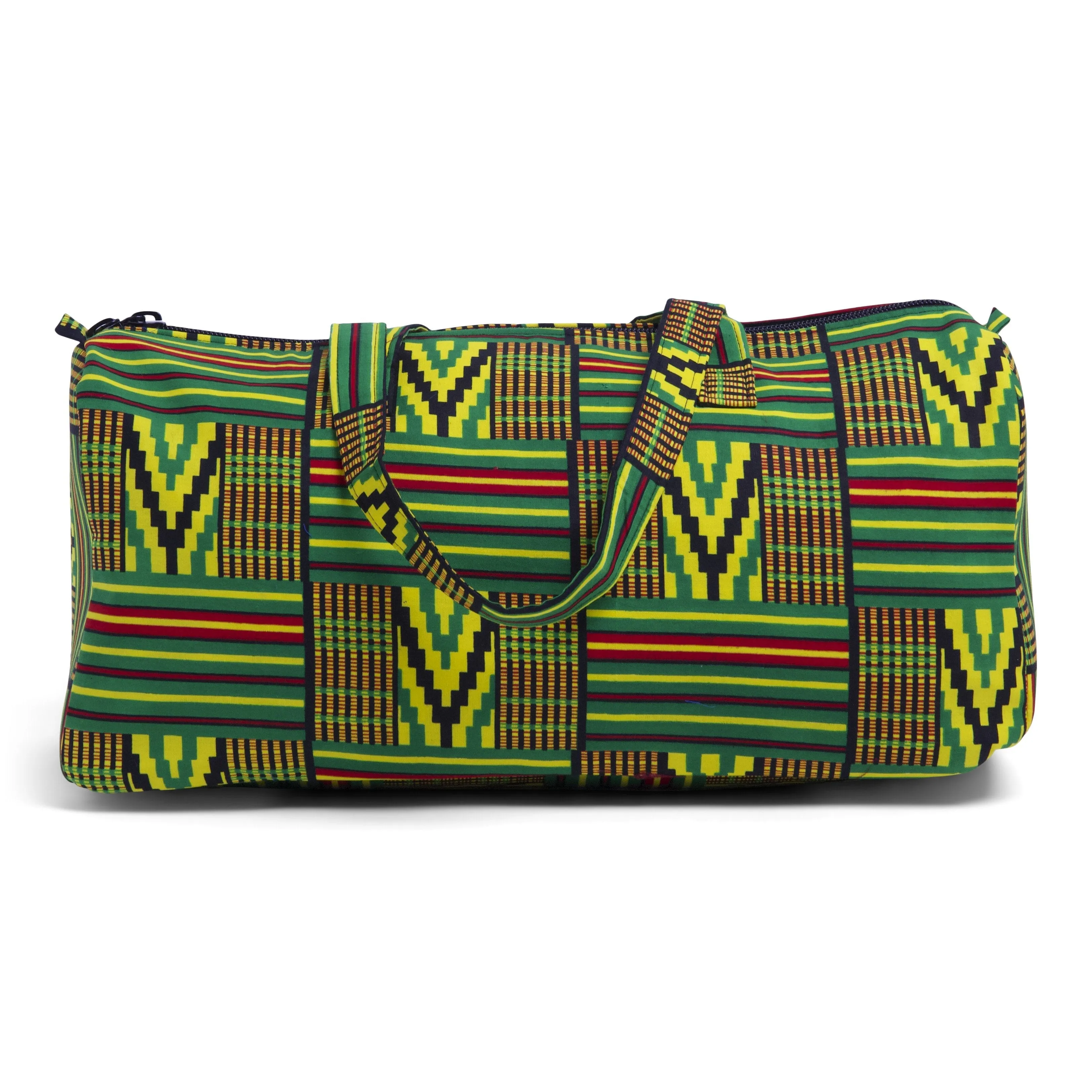 The Weekender Bag | Green Stripes