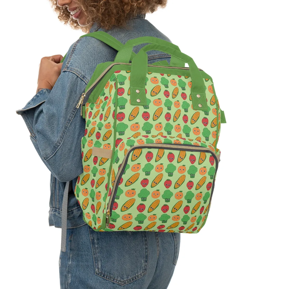 Veggie Garden Diaper Backpack