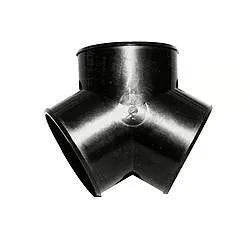 Vintage Air Y Style AC/Heat Duct Connector Plastic Black 2-1/2" Duct Hose - Each